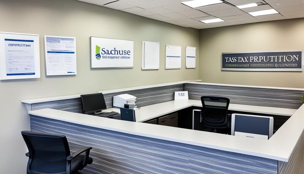 Tax preparation office in Sachse