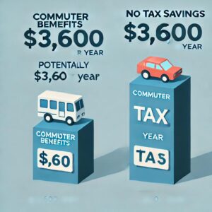 Commuter Benefits vs. No Tax Savings